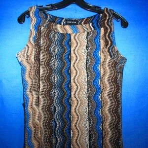 Voir Voir Missoni Inspired Knit Maxi Dress - Women's Size 8 - Multicolor